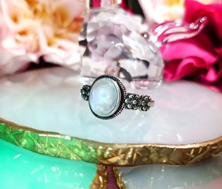 Anillo Plata con Piedra Luna