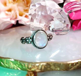 Anillo Plata con Piedra Luna