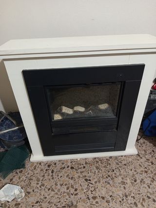 Chimenea de dez con aire caliente 74 ancho y 74 de