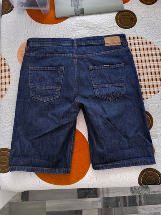 Bermuda vaquera pantalon  corto vaquero azul