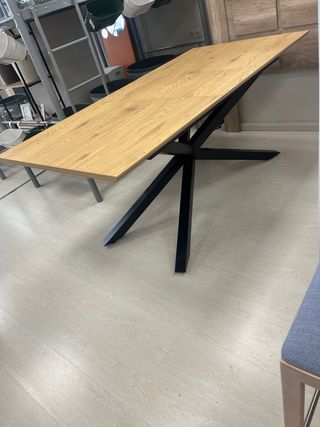 Mesa Comedor Extensible Madera y Metal