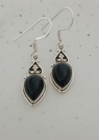 Pendientes Plata 925 Onix