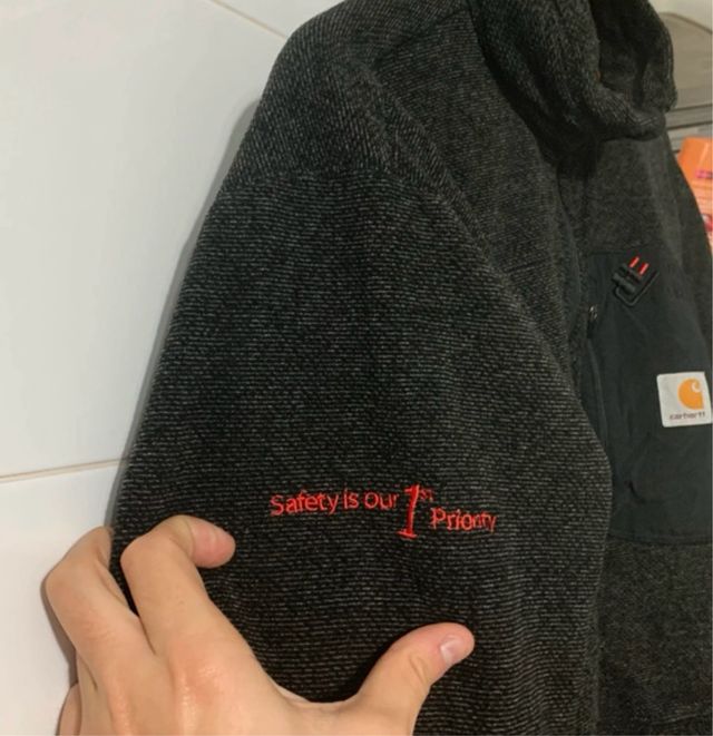 Sudadera Carhartt Vintage Talla L Gris