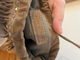 Bolso Zara Piel Vuelta Tachuelas
