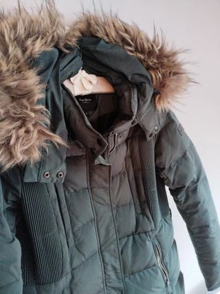 Plumifero Pepe Jeans Mujer Verde azulado