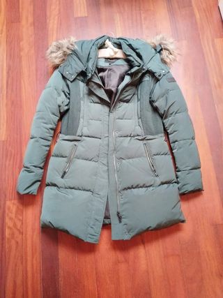 Plumifero Pepe Jeans Mujer Verde azulado