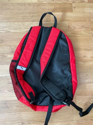 Mochila Puma Real Sporting de Gijón Negra y Roja