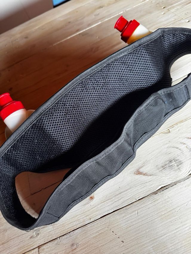 Riñonera running 2 botellas agua