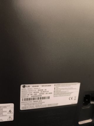TV LG 42 pulgadas