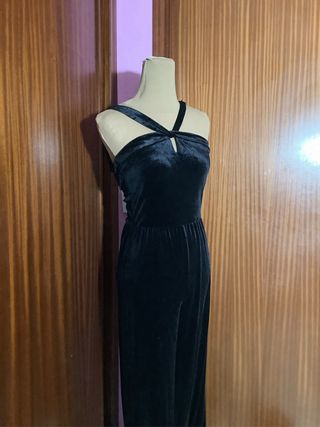 Mono terciopelo negro talla M