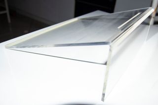 Poggiadita scrittura acrilico trasparente