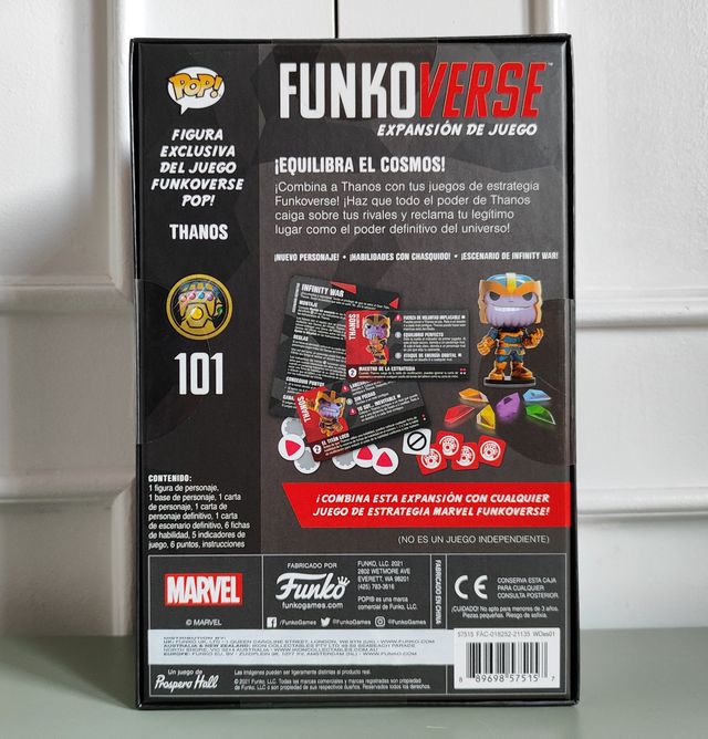 NUEVO Funkoverse Thanos Marvel Juego de Mesa
