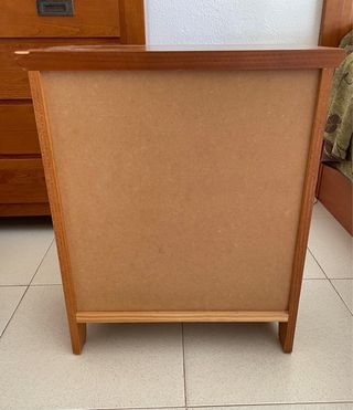 Cómoda 3 cajones madera cerezo