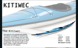 Kayak de mar naranja
Perfecto para largas travesía