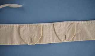 Cinturón antiguo para guardar monedas, dinero