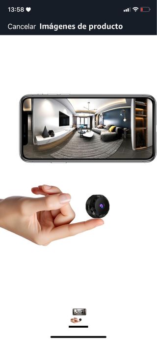 Cámara Espía Mini HD 1080P WiFi Oculta