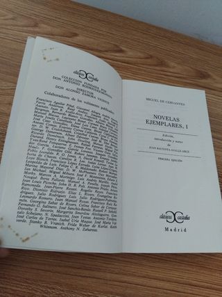 Novelas Ejemplares I