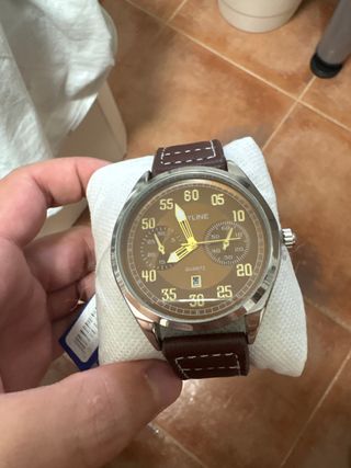 Reloj Skyline Hombre Marrón Nuevo