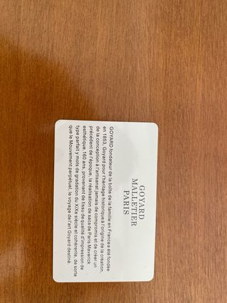 Tarjetero Goyard Negro