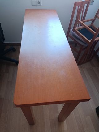Mesa de comedor madera 45cm a 90cm