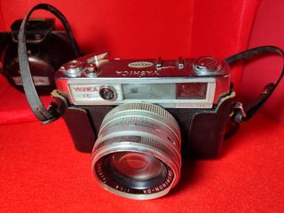 Yashica Lynx-14E Cámara Plata/Negra