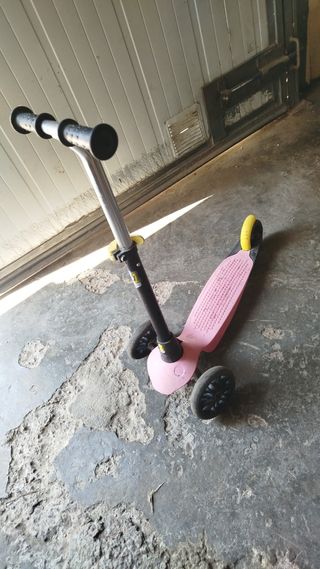 Patinete 3 ruedas niña rosa