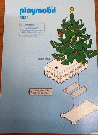 Playmobil 3931 Árbol Navidad y Santa Claus
