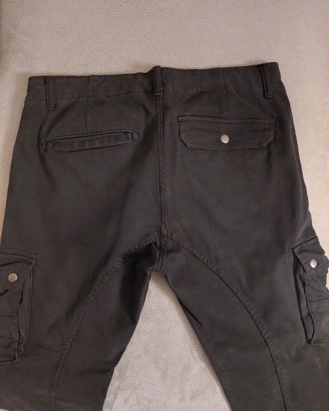 Pantaloni cargo uomo Celio neri taglia M