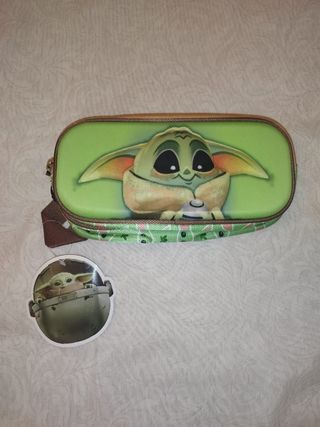 Estuche doble 3D Baby Yoda