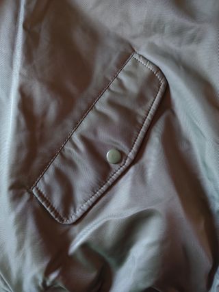 Chaqueta Bomber Reversible Verde Naranja