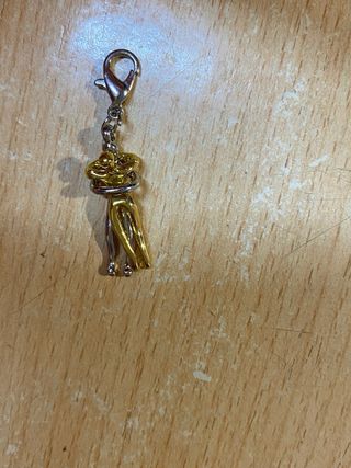 Colgante de plata y oro