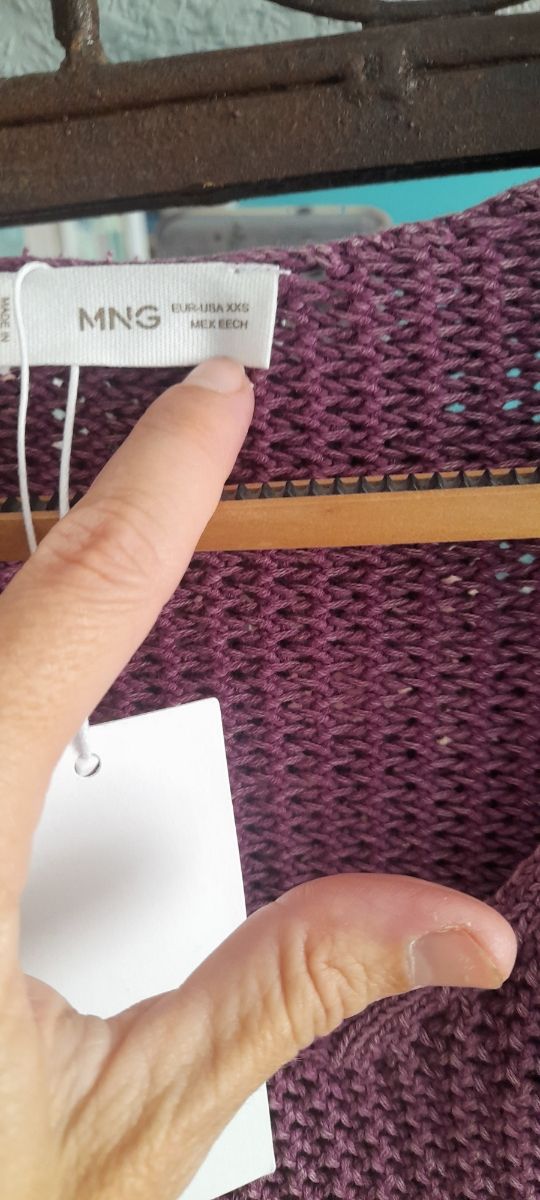 Jersey Mango Teen chica morado talla única