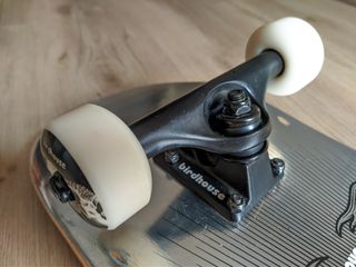 Skate Completo Birdhouse Stage 3 Skull 2 Chrome