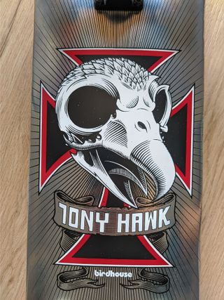 Skate Completo Birdhouse Stage 3 Skull 2 Chrome