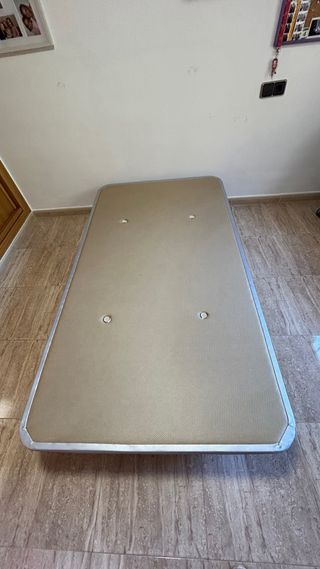 Colchón+Base Tapizada 105 cm