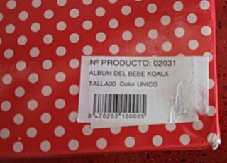 Álbum de fotos Tuc Tuc bebé