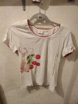 Pijama corto rojo