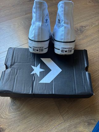 Converse All Star Plataforma Blancas