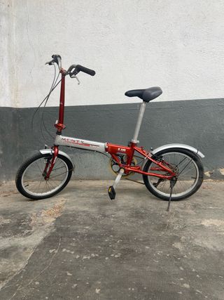 Bicicleta Monty Plegable Granate
