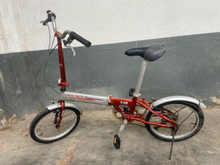 Bicicleta Monty Plegable Granate