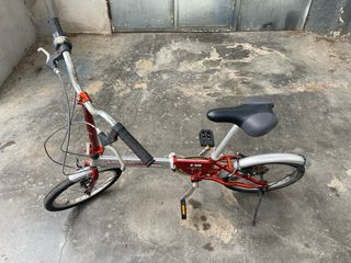 Bicicleta Monty Plegable Granate