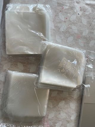 100 bustine CD/DVD trasparenti