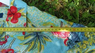 Camisa Hawaiana Flamencos y Palmeras