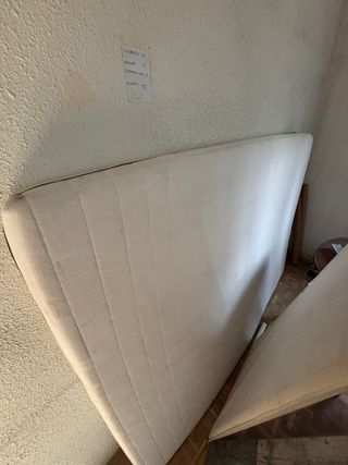 Colchón y estructura cama 150 cm