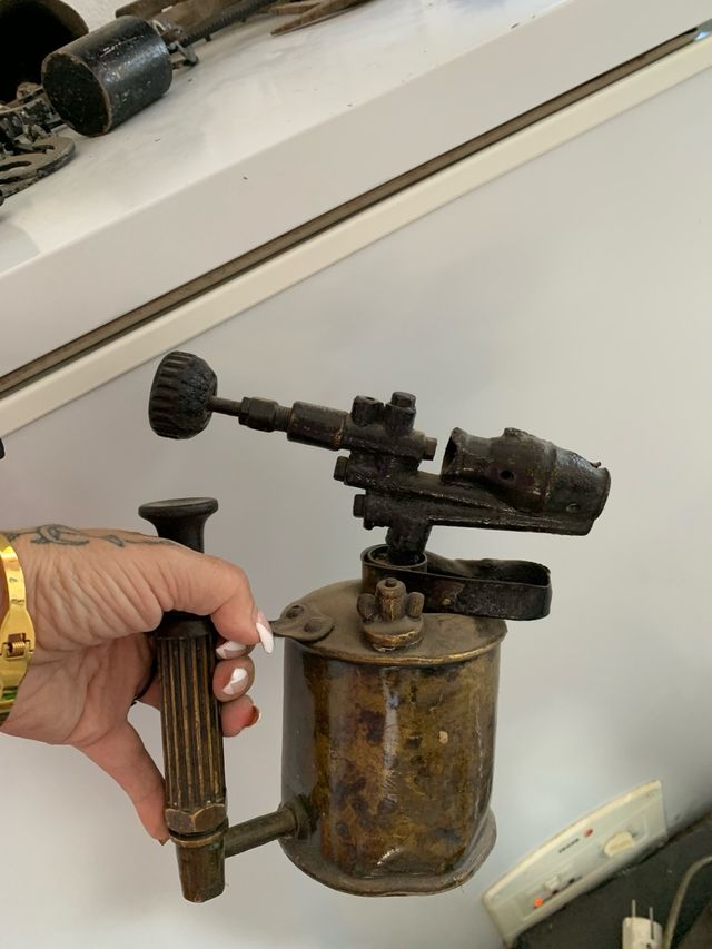 Soplete antiguo decorativo