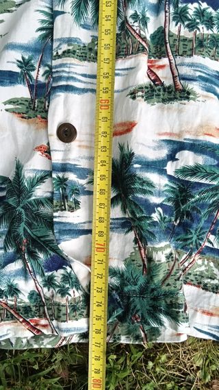 Camisa Hawaiana Estampada Palmeras