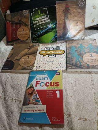 Libros de texto primero bachillerato