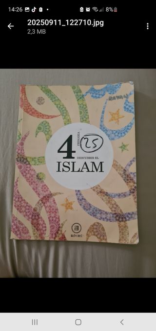 Libros de educación Islámica, 4°5°y 6° primaria.