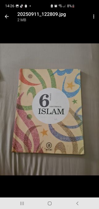 Libros de educación Islámica, 4°5°y 6° primaria.