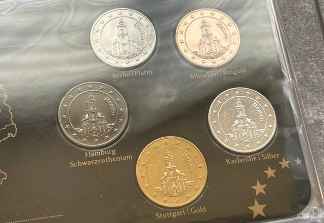 Set medallas Alemania Metales Preciosos 2015